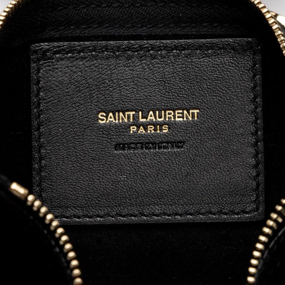 Saint Laurent Patent Croc Embossed Leather Suzanne Medium Hobo - Picture 9 of 14